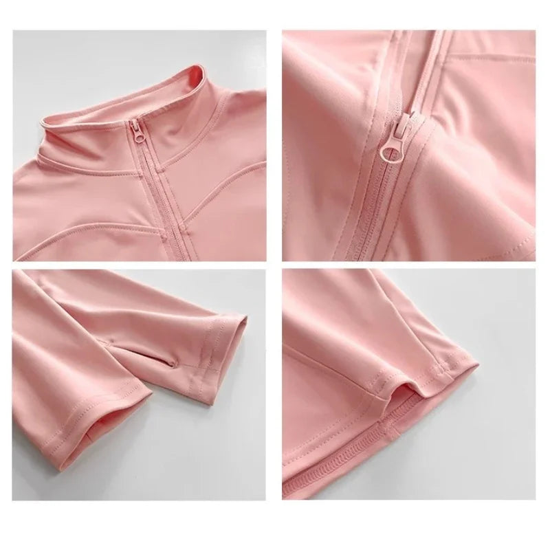 Quick-Dry Performance Yoga Jacket