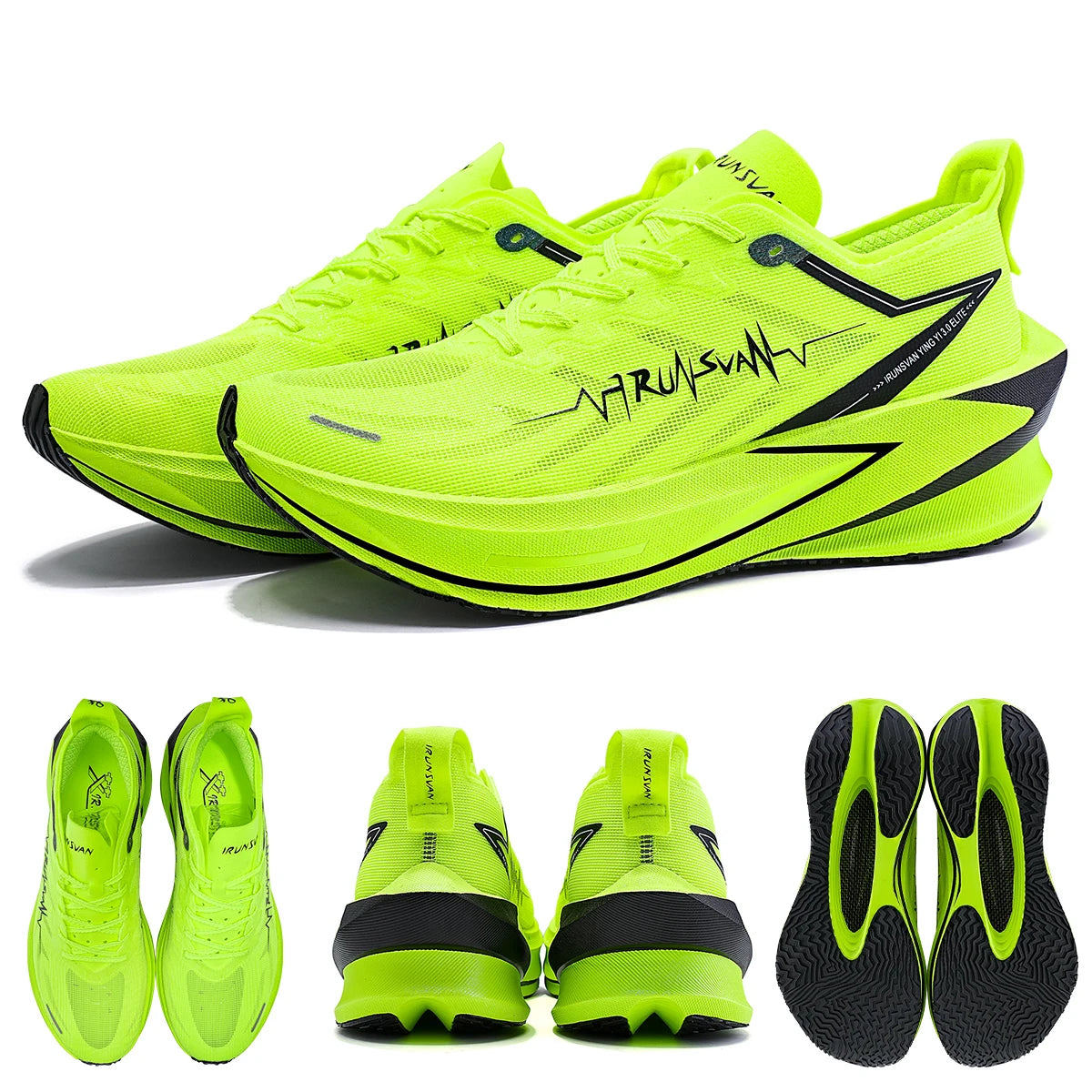 IRUNSVAN 2025 Shadow Wing 3.0 Full Palm T800 Carbon Board Running Shoes Breathable and Durable Sports Shoes for Men and Women