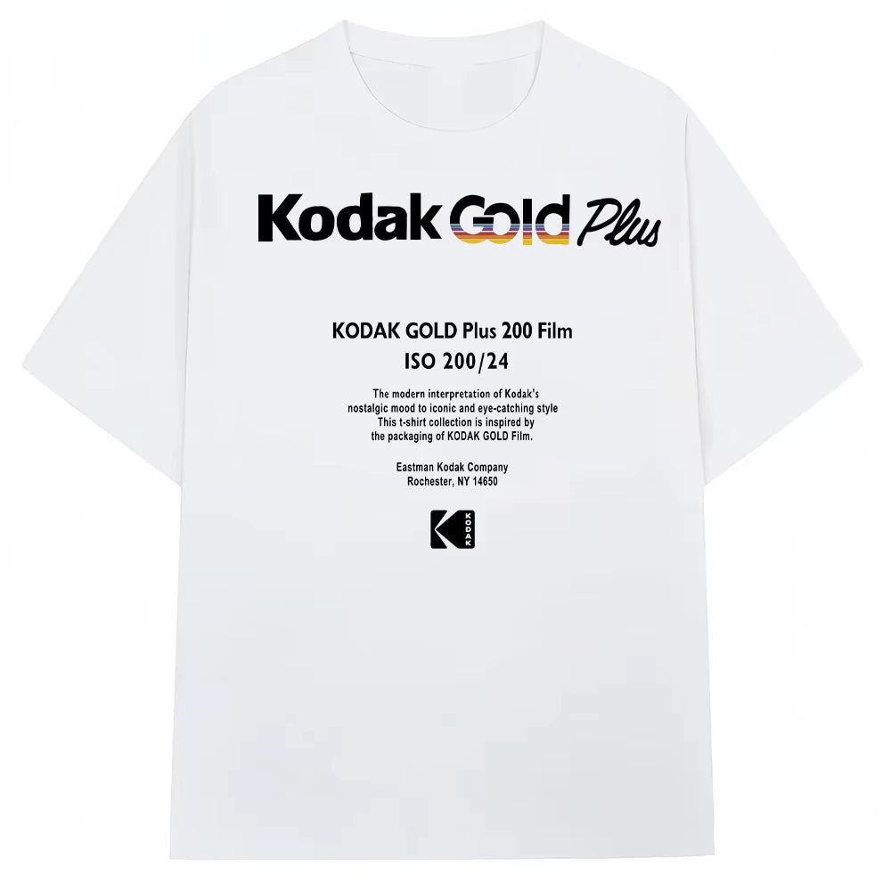 Kodak Polychrome Rainbow Graphic Tee — Unisex Vintage Retro Cotton T-Shirt