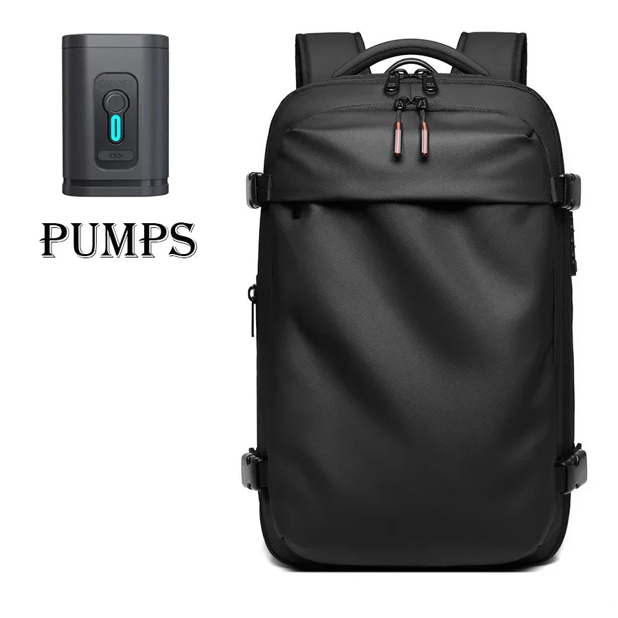 Vacuum Compression Travel Backpack – 17" Laptop & Adventure Ready
