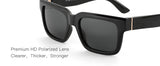 ZENOTTIC Retro Rectangle Sunglasses for Men Women Polarized UV400 Protection Classic Trendy Driving Sun Glasses