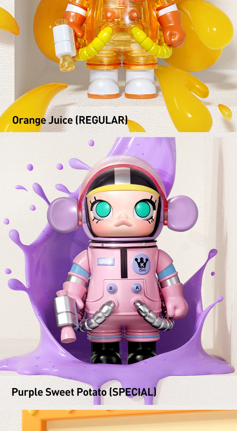 POP MART MEGA SPACE MOLLY 100% Series 4 Blind Box Guess Bag Mystery Box Toys Doll Cute Figure Desktop Ornaments