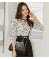 Luxury Handbag Fashion Print Large Capacity Soft Leather Women Shoulder Crossbody Bag Leisure Designer Ladies Purses and Handbag