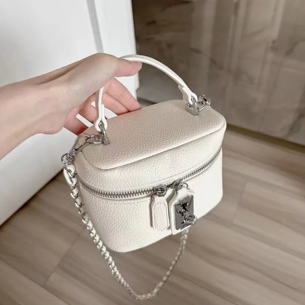 Cute Fashion Female Crossbody Bags PU Square Shoulder Bag Chain Handbags Mobile Phone Bag for Women