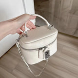 Cute Fashion Female Crossbody Bags PU Square Shoulder Bag Chain Handbags Mobile Phone Bag for Women