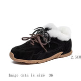 AIYUQI Women Winter Sneakers Genuine Leather 2026 New Non-slip German Training Shoes Women Large Size Flat Female Winter Shoes