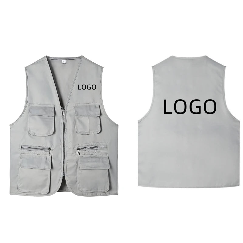 Men's Multi-Pocket Safari Vest – Lightweight All-Season Outerwear