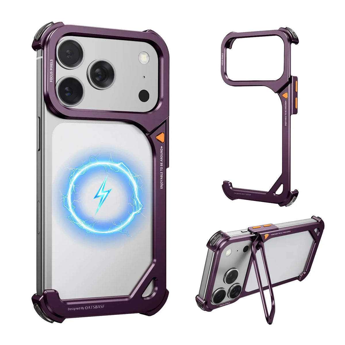 Eary iPhone Metal Bumper Case with MagSafe & Stand