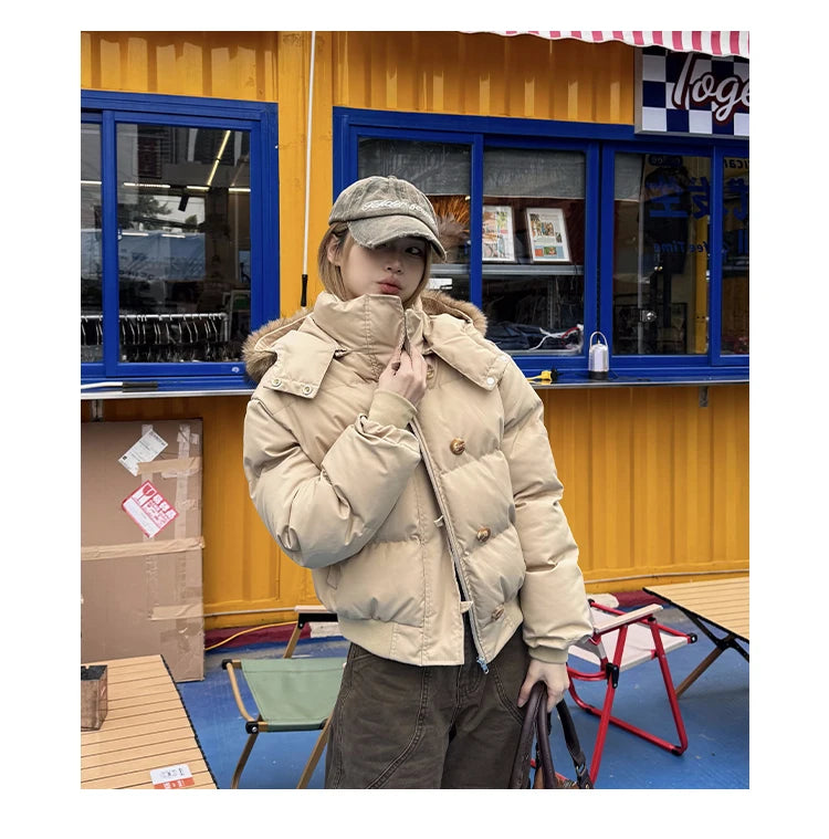 Winter Hooded Puffer Jacket
