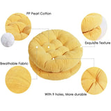 Round Floor Cushion Seating for Adults,Tufted Thick Meditation Cushion for Floor Seating Yoga Living Room Office
