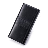 SCHLATUM Women Leather  Wallet Long Multifunction Business Card Holder Purse Brand Fashion Female Purse