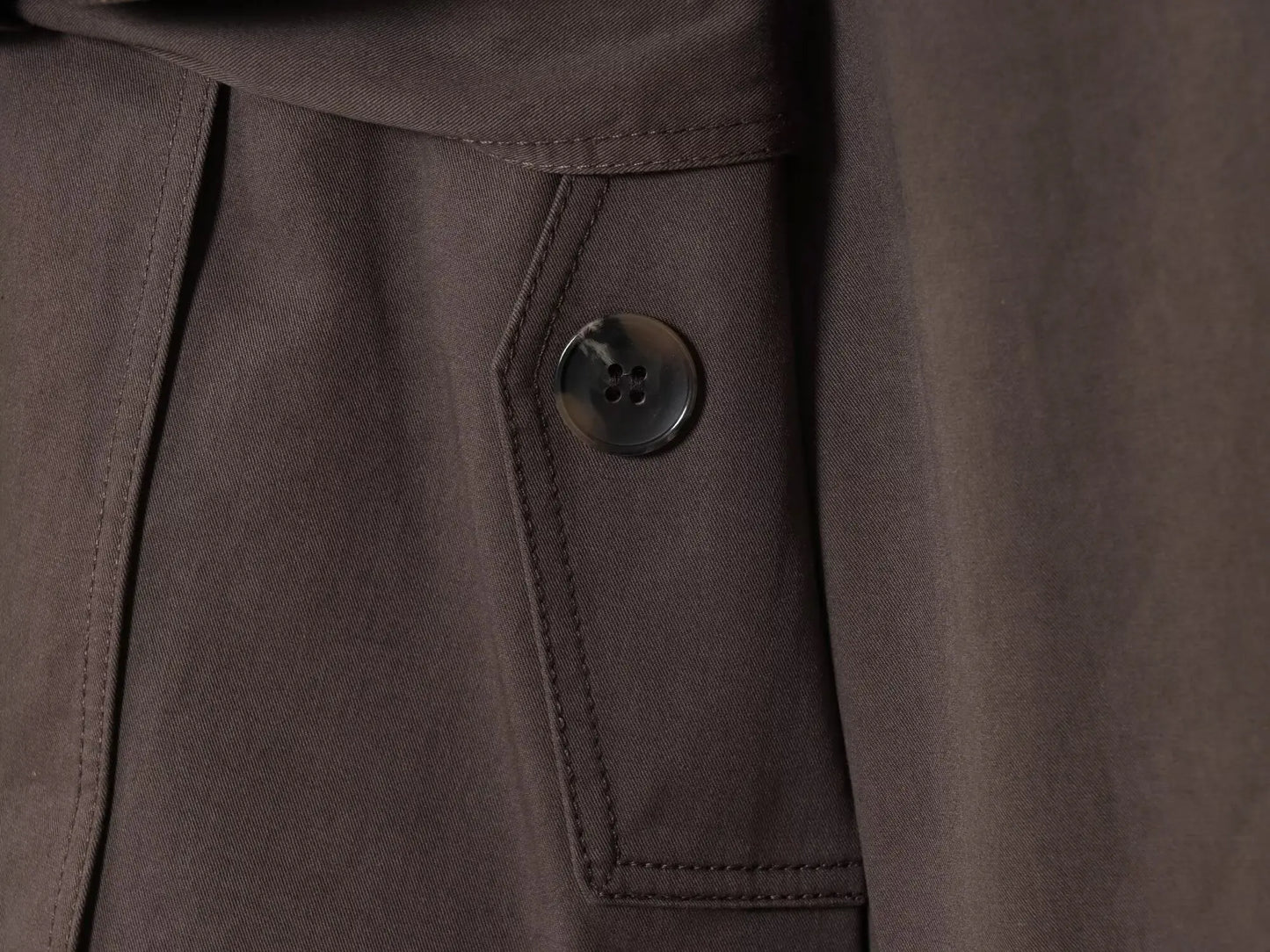 British Style Belted Trench Coat