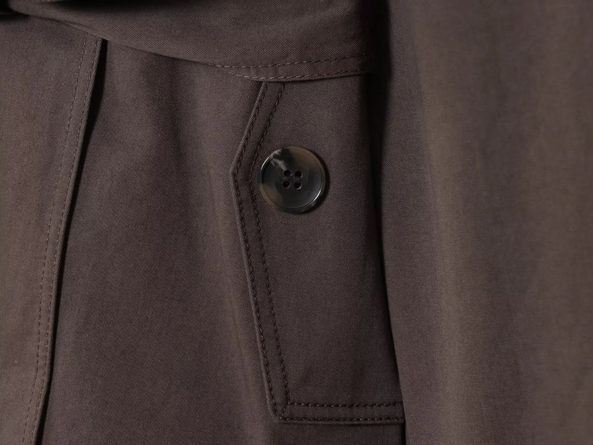 British Style Belted Trench Coat