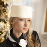Vintage 100% Wool Felt Fedora Hat – Unisex Formal Style