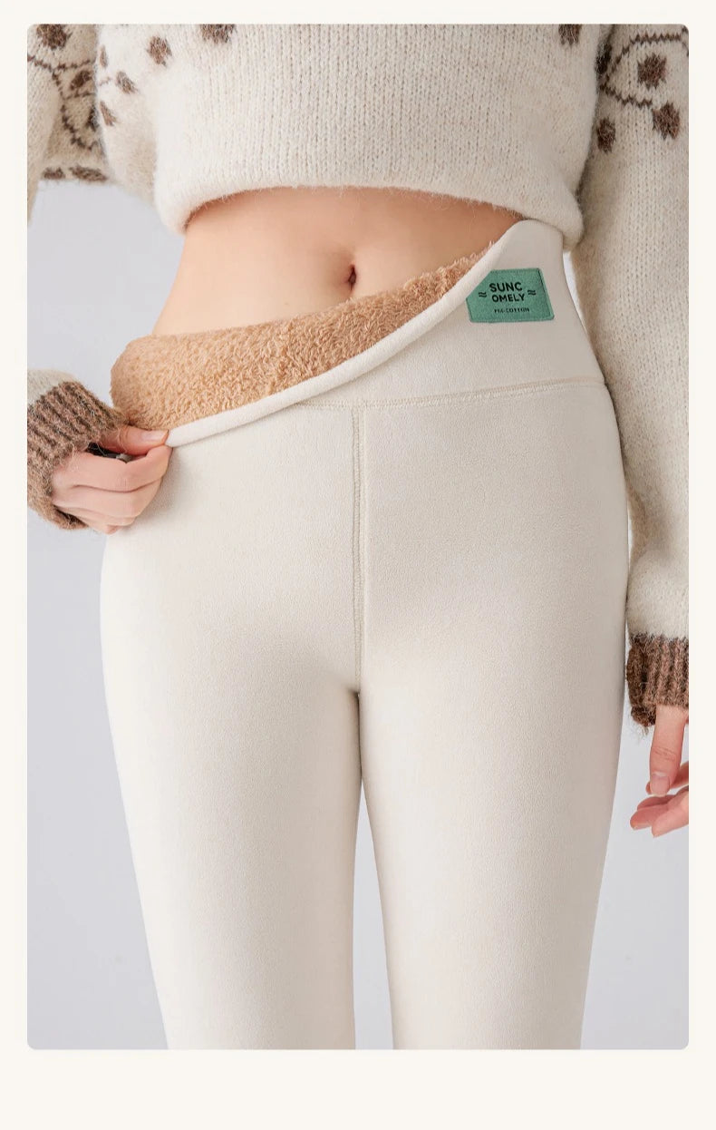 High-Waisted Thermal Fleece Leggings