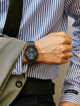TOMI Men's Watch Minimalist Fashion Sports Watch Calendar Leather Casual Quartz Watch