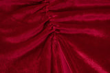 Elegant Velvet Split Midi Dress