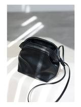 Women's Real Leather Crossbody Bags Luxury Designer Soft Black Shoulder Bag Cowhide Small Size Versatile Fashion Purses