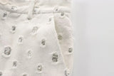 Elegant Sequin Skirt Sets For Women 2 Pieces Shinny Sleeveless Vest Women Suits 2024 Summer Fashion Zipped Skirts Set