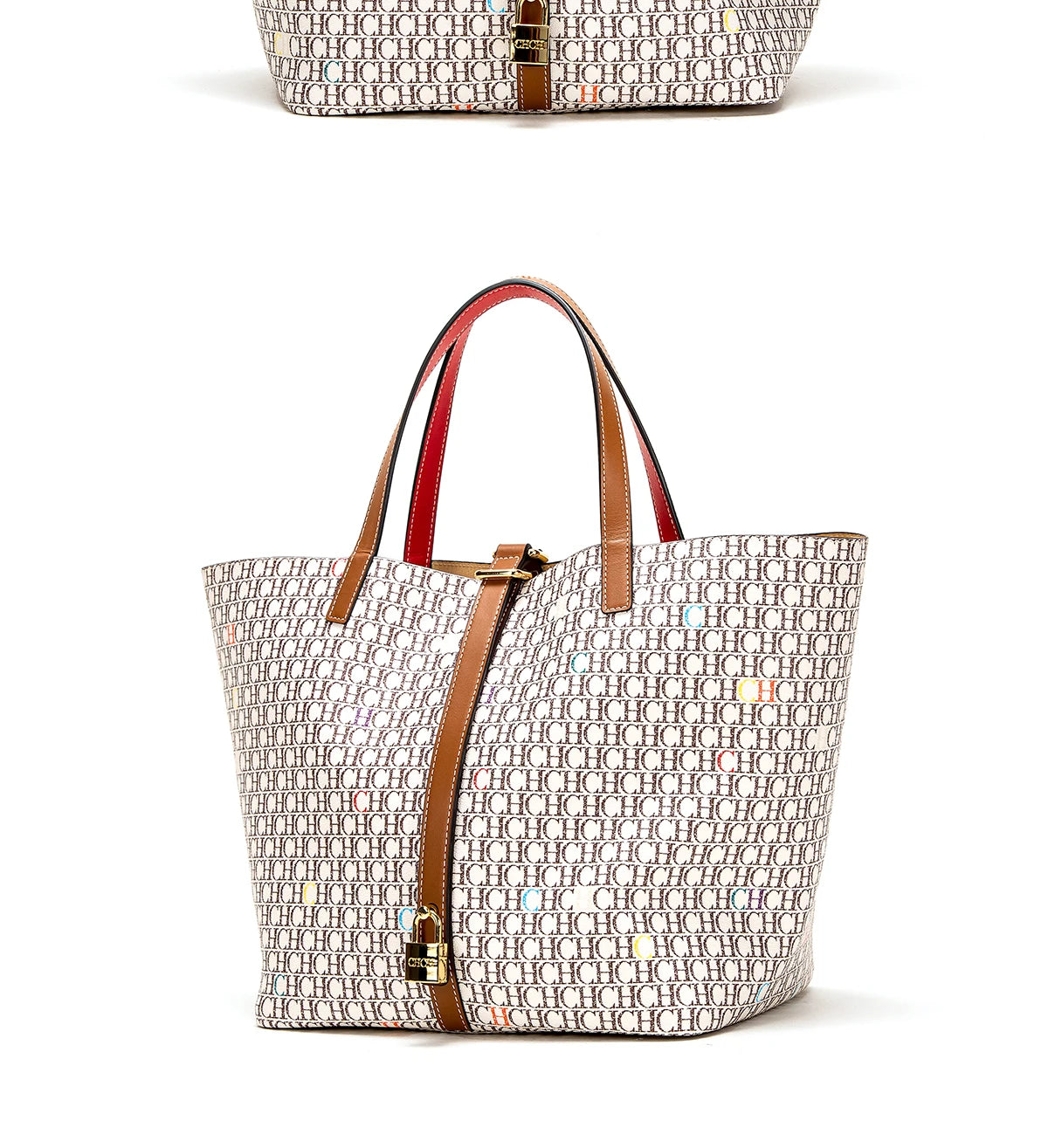 Classic Style Women's Large-capacity Handbag Letters Print Design Small Metal Accessories Exquisite Workmanship