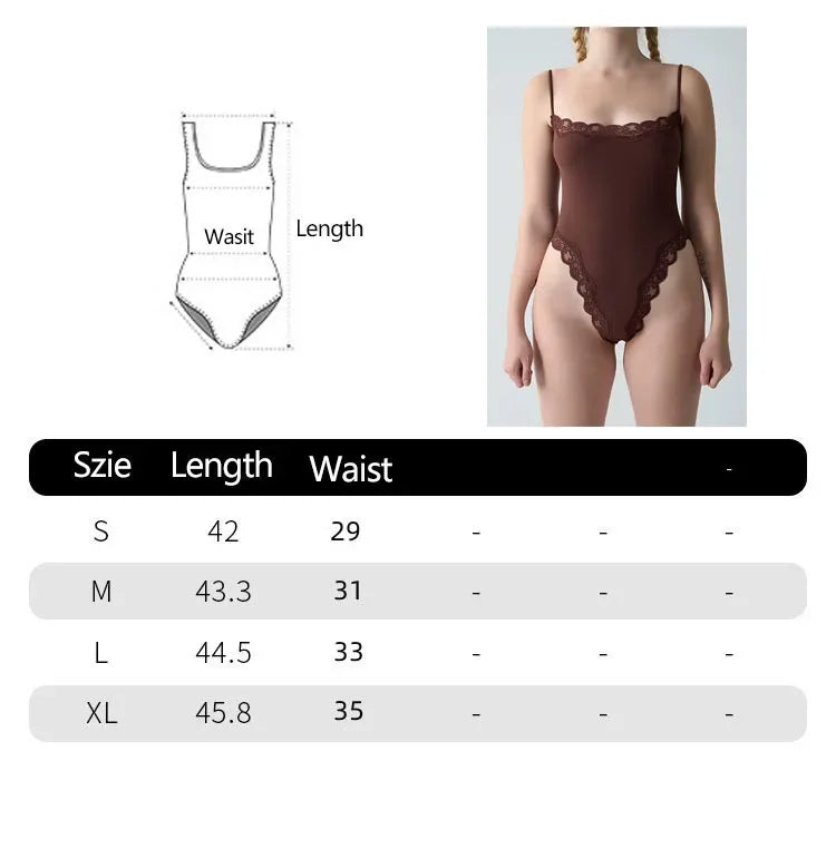 Lace Patchwork Fitness Bodysuit