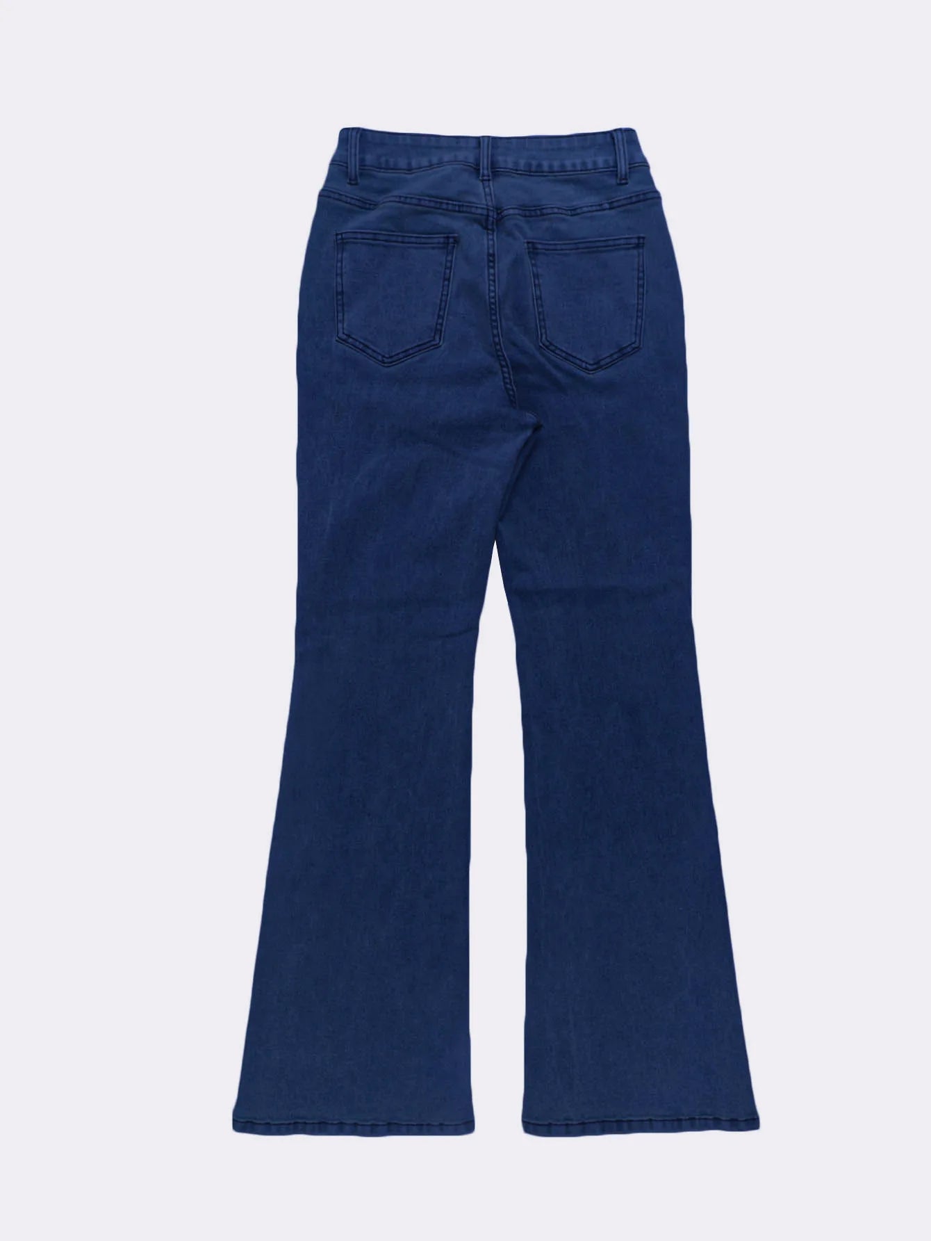 Women's Y2K Wide-Leg Bootcut Jeans – High Waist