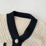 Women's Long Sleeve Button-Front Knit Cardigan