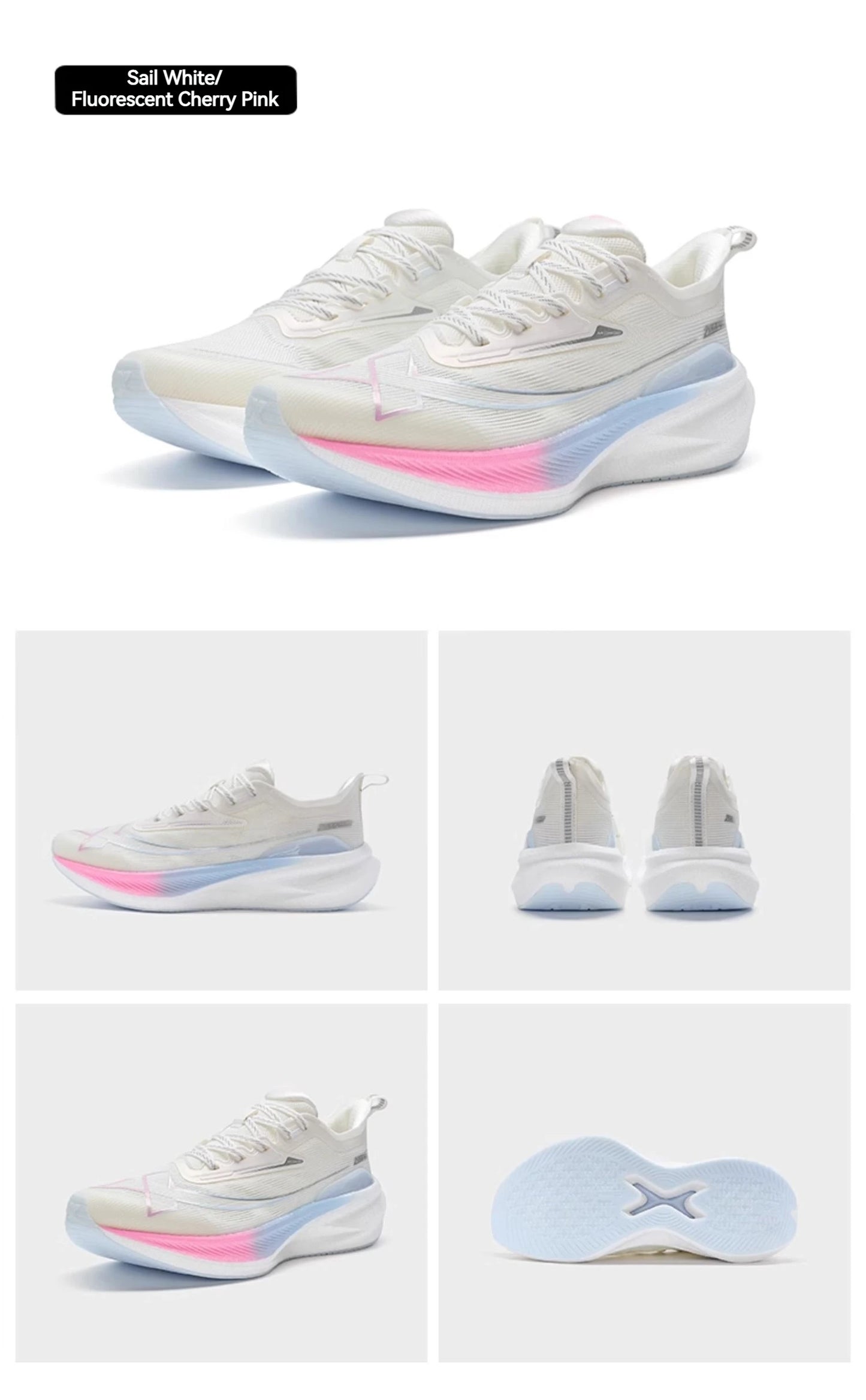 Xtep 2000KM 2.0 Running Shoes Men  Summer Professional TPU Shock Absorption Sneakers 876219110043(suggest half size down)