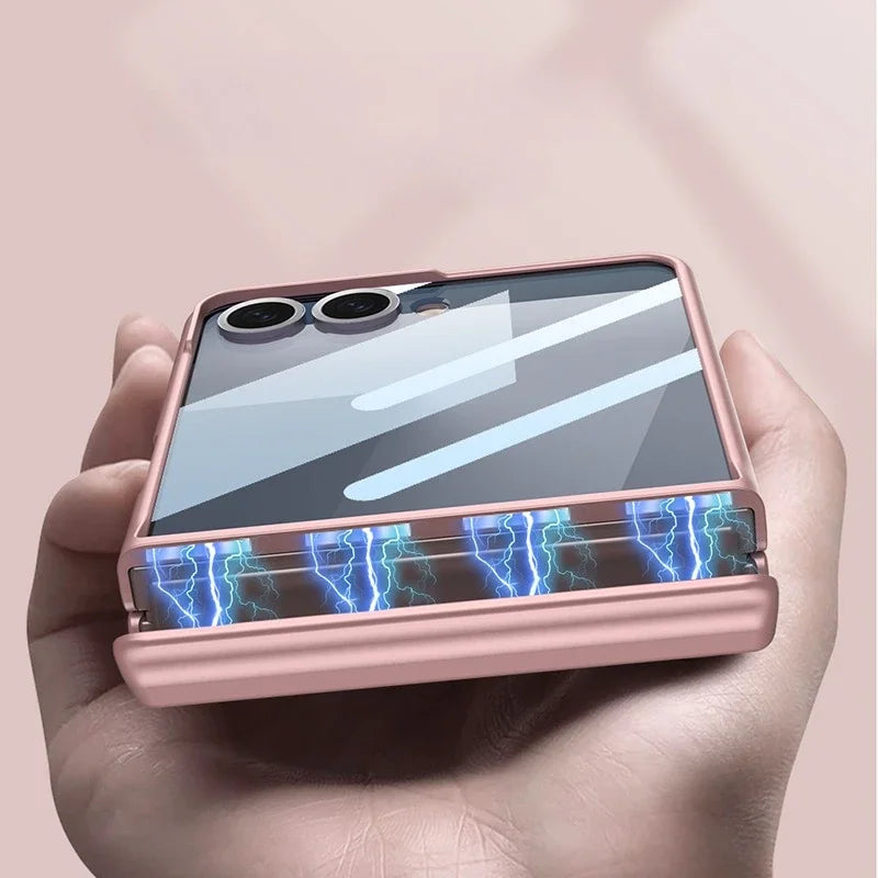 Samsung Galaxy Z Flip Magnetic Case with Hinge Protection