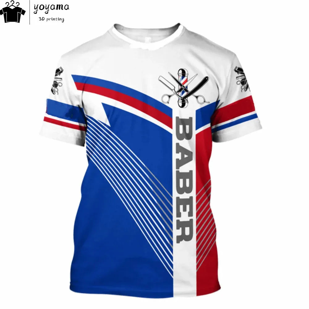 Men's 3D Print Oversized Graphic Tee | Short Sleeve
