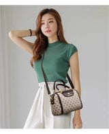 Luxury Handbag Fashion Print Large Capacity Soft Leather Women Shoulder Crossbody Bag Leisure Designer Ladies Purses and Handbag