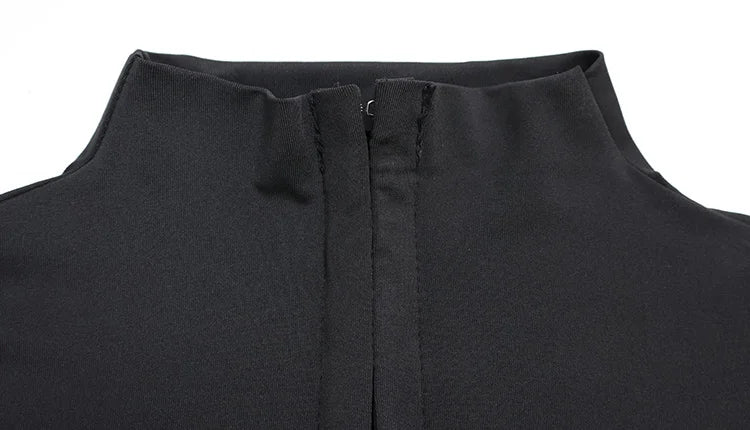 Elegant Bodycon Button-Front Mini Dress