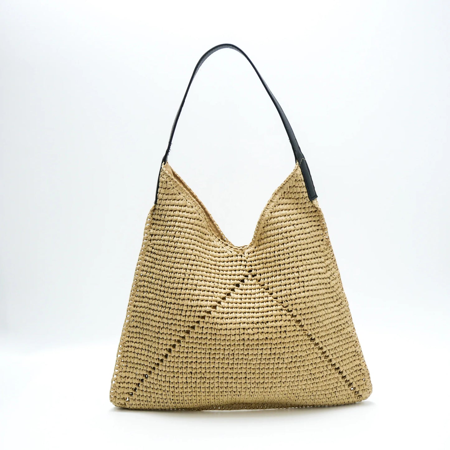 Handwoven Basket Shoulder Bag – Women's Beach & Everyday Tote