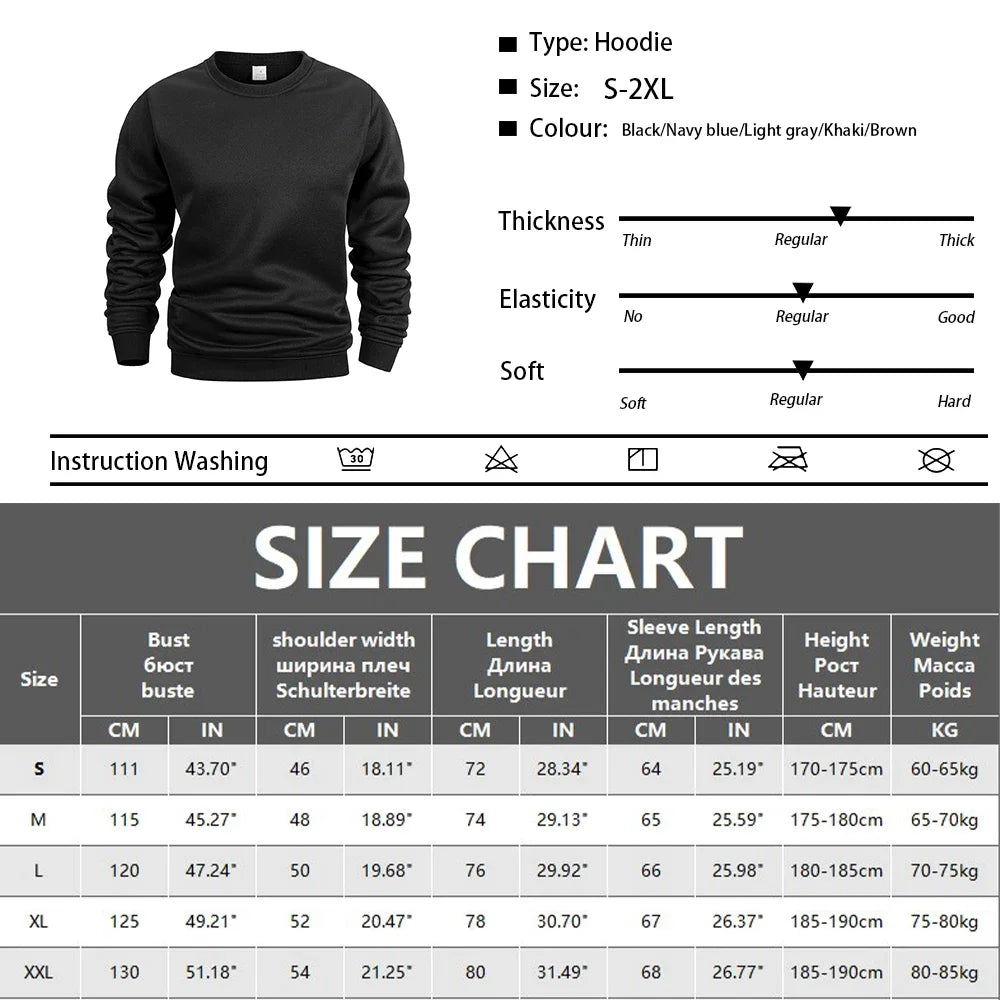 Men’s Fleece Crew Neck Pullover