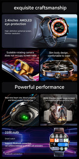 M99 Smartwatch 4G Android – 2.4" AMOLED, GPS, NFC, Camera
