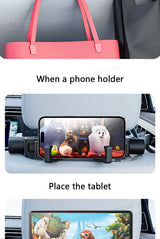 SEAMETAL Multifunctional Car Headrest 3D Memory Foam Neck Support Pillow Free-Adjustment Neck Protection Pillow for Traveling