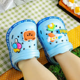 Cartoon Kids’ Summer Garden Clogs