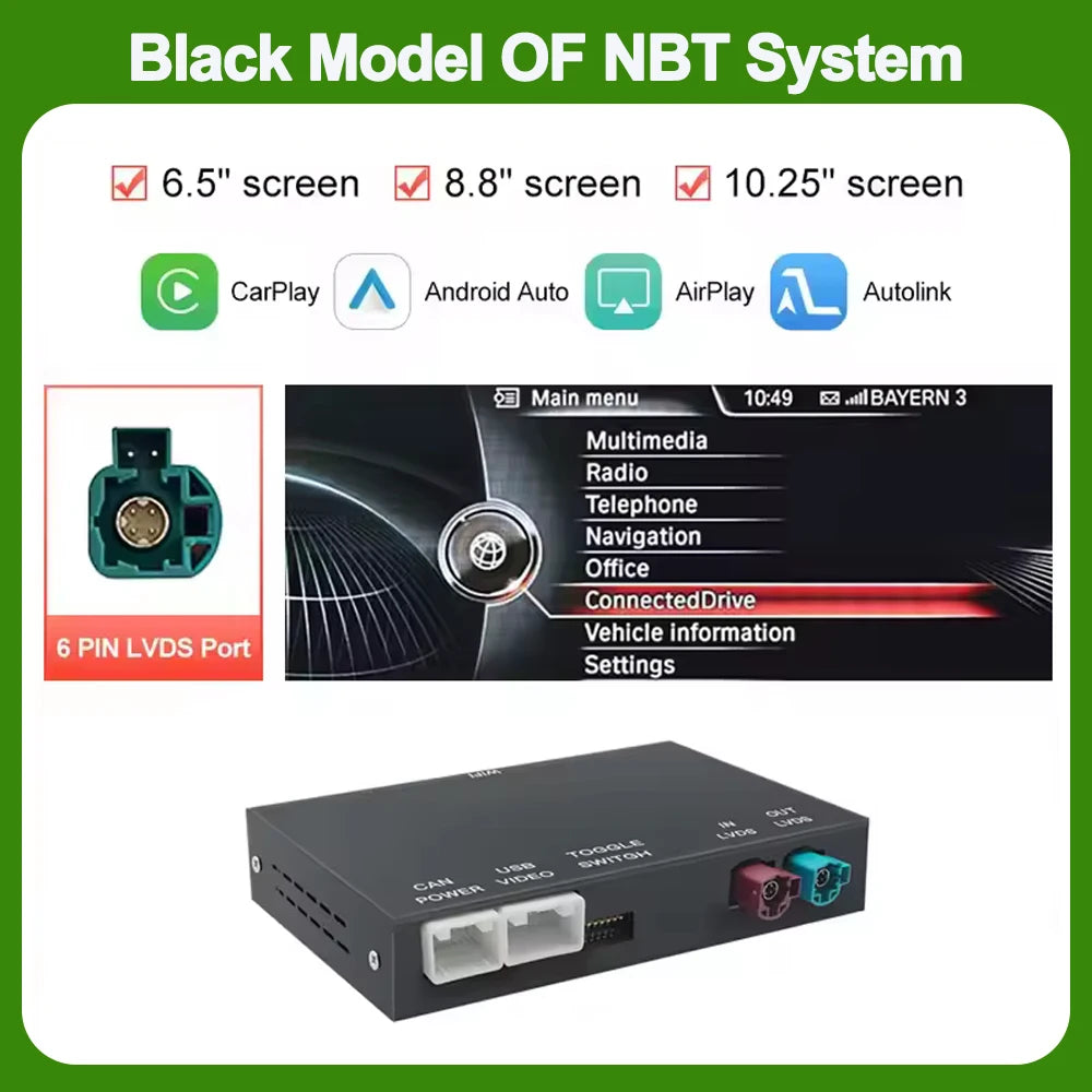 ANYFAR Wireless CarPlay & Android Auto for BMW NBT/CIC