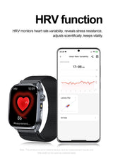 ECG+PPG Health Smartwatch – AI Body Analysis & BT Calling