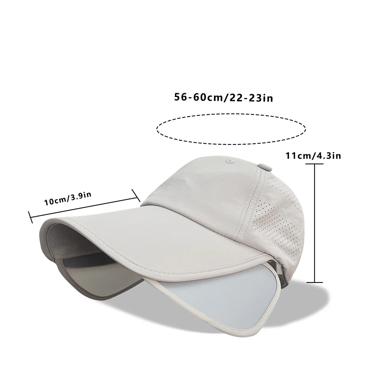 Men's Wide Brim Sun Hat – UV Protection Fishing Cap