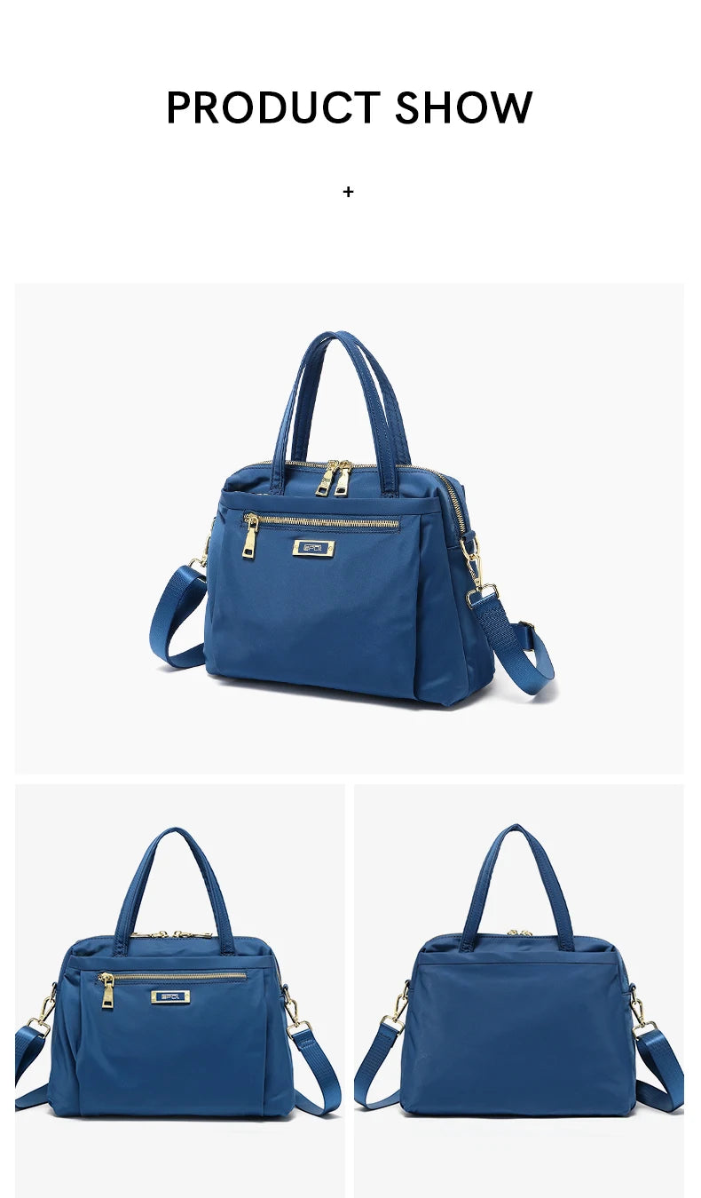 EPOL Large Capacity Women's Handbags Fabric High Quality Fashion Shoulder Bags Multiple Pockets Casual Waterproof Tote Bags 7253