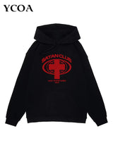 Men's Oversized Graphic Cotton Hoodie