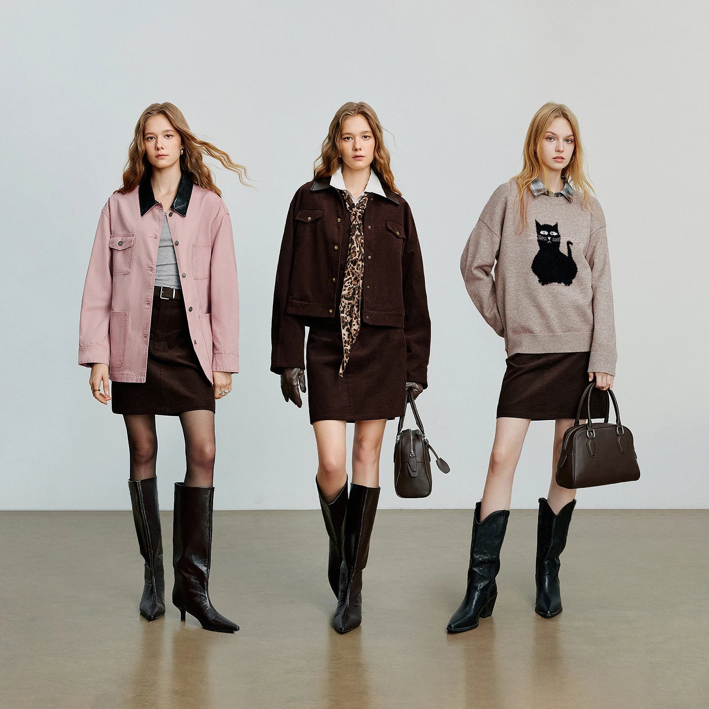 Toyouth Corduroy A-Line Mini Skirt | Autumn 2025