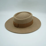 Wool Felt Fedora & Boater Hat – Wide Brim, Unisex