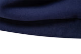 Men’s Cotton-Blend Polo Collar Sweatshirt