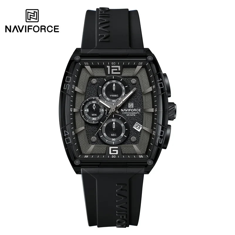 Men’s Waterproof Quartz Watch - Silicone Sport Strap
