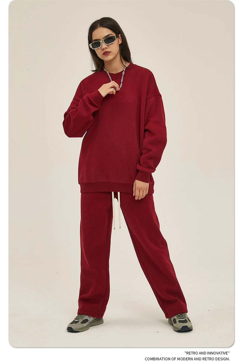 Men's 350gsm Fleece Crewneck Sweatshirt