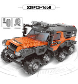 ZKZC Technical Off-road Racing Vehicle Truck Car Model Building Blocks City Monster Trucks Bricks Toys For Children Gift