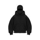 Men and Women Balaclava Y2K Gothic Harajuku Winter New Item Double Hooded Sweatshirt Men's Hooded Mask Zipper Sportswear