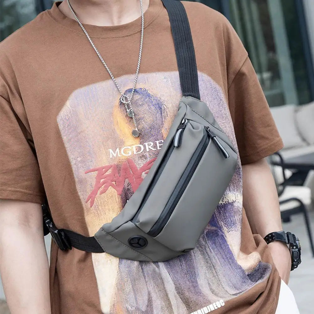 Men Women Waist Bag Pack Waterproof For Male Belt Pouch Belly Banana Ladies Kangaroo Bum Hip Husband Phone Work Purse Sack D5N0
